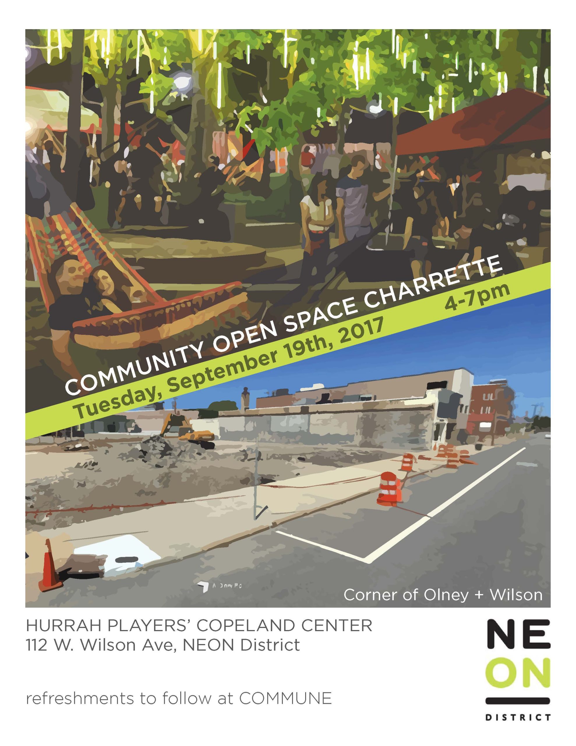 NEON District – Community Open Space Charrette