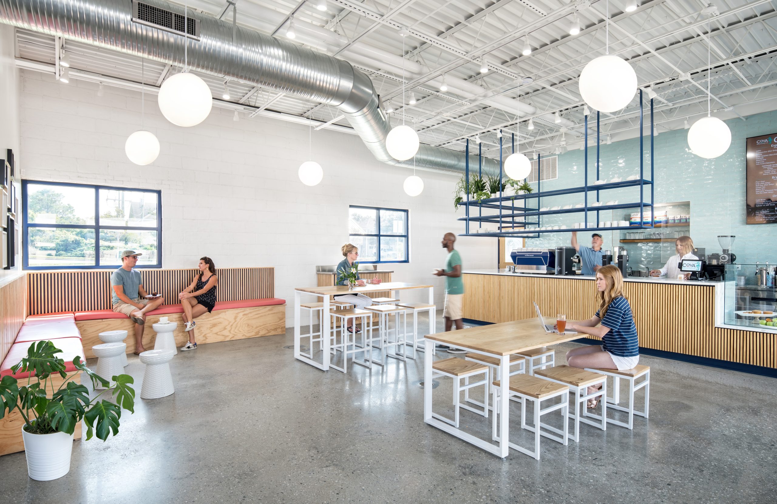 00 HERO Commercial COVA Professional Interior View To Cofee Counter And Banquette