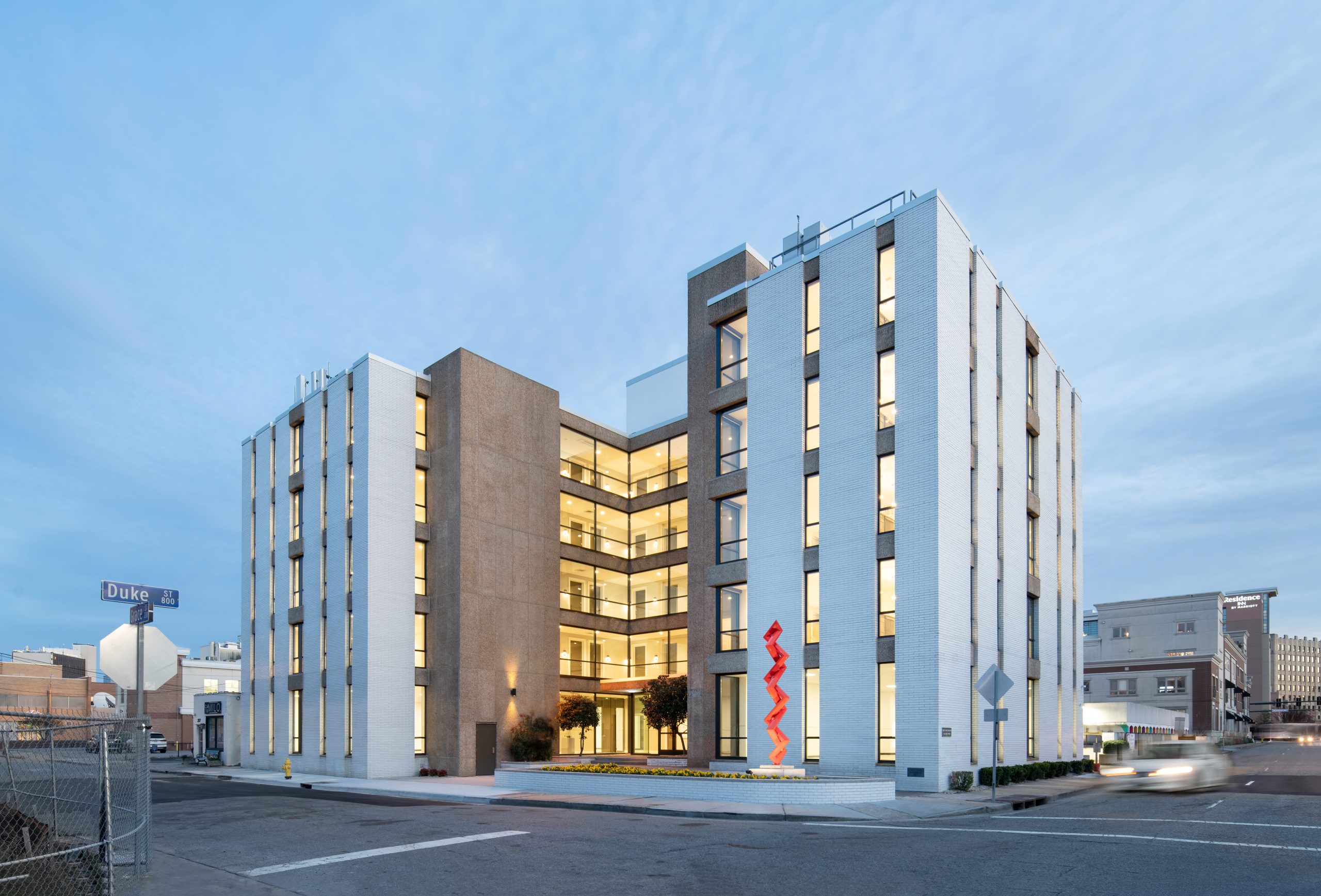 00 HERO Commercial DukeGrace Exterior Dusk Sculpture by WPA