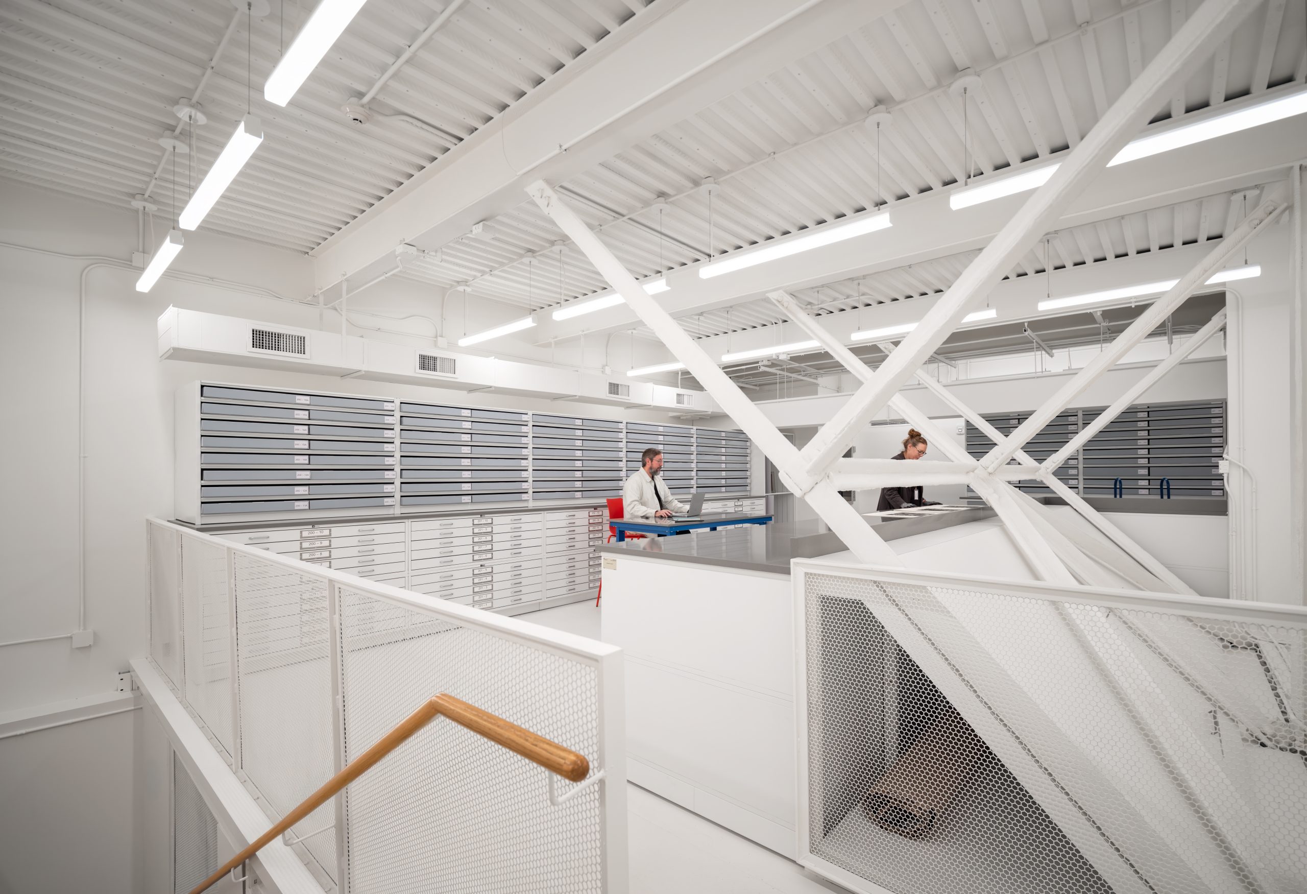 Civic Chrysler GWOP ArchiveWorkSpaceFromStairs