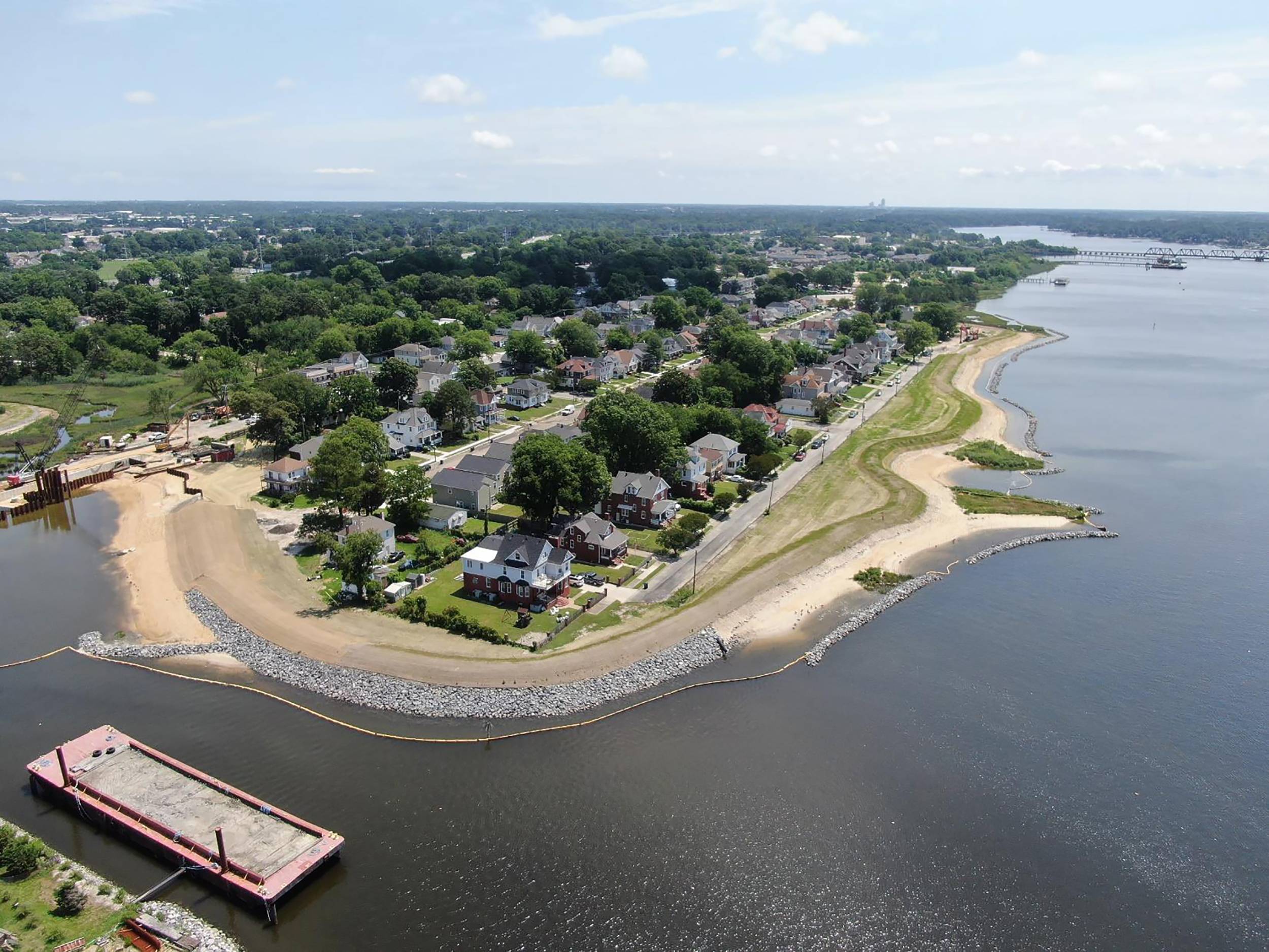 HERO NDR Norfolk Ohio Creek Living Shoreline Under Construction(1)