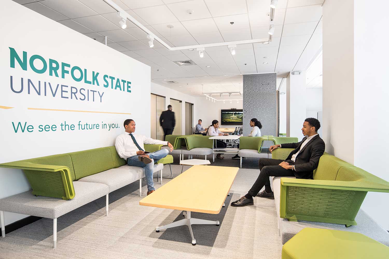 Higher Education NSU Innovation Center Professional View To NSU Logo