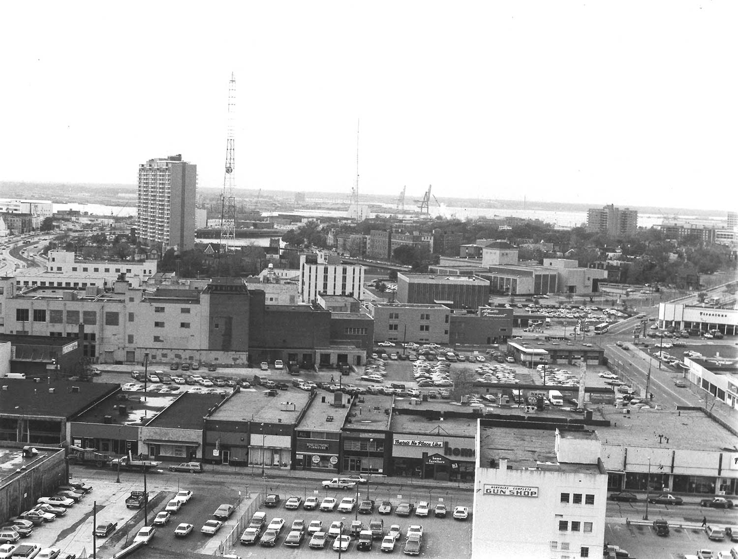 Historical   Aerial From Roof Of Scope 11 20 1982